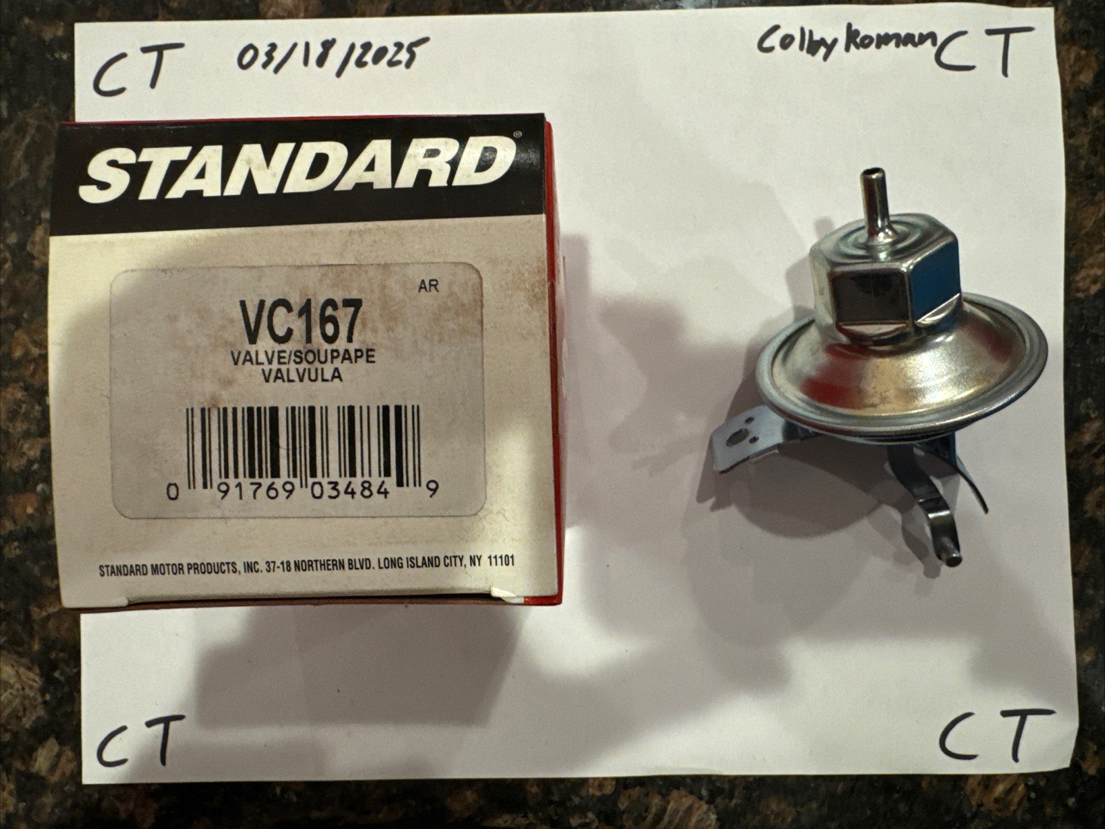 Distributor Vacuum Advance Standard VC-167