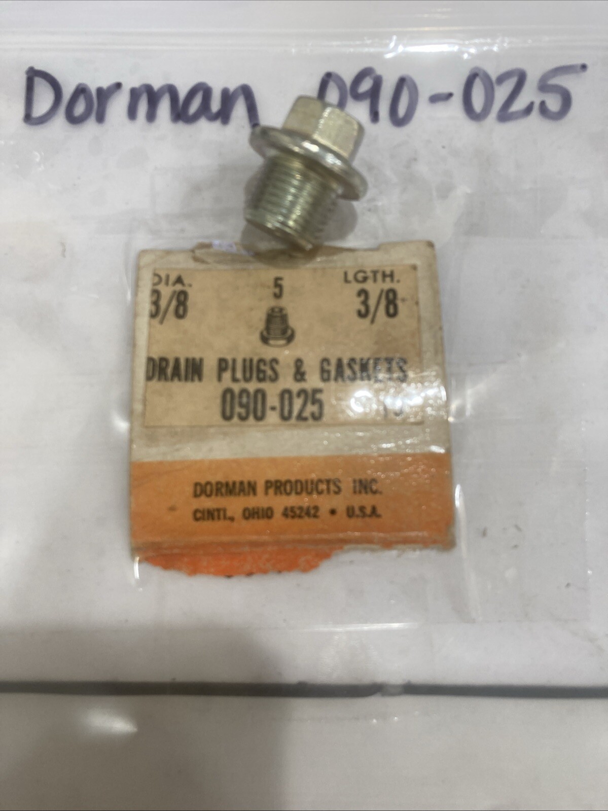 Dorman Engine Oil Drain Plug 090-025 - Image 3