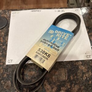 Drive-rite 5060538DR / 538K6 Serpentine Belt