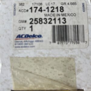 Drum Brake Wheel Cylinder ACDelco #174-1218 GM #25832113