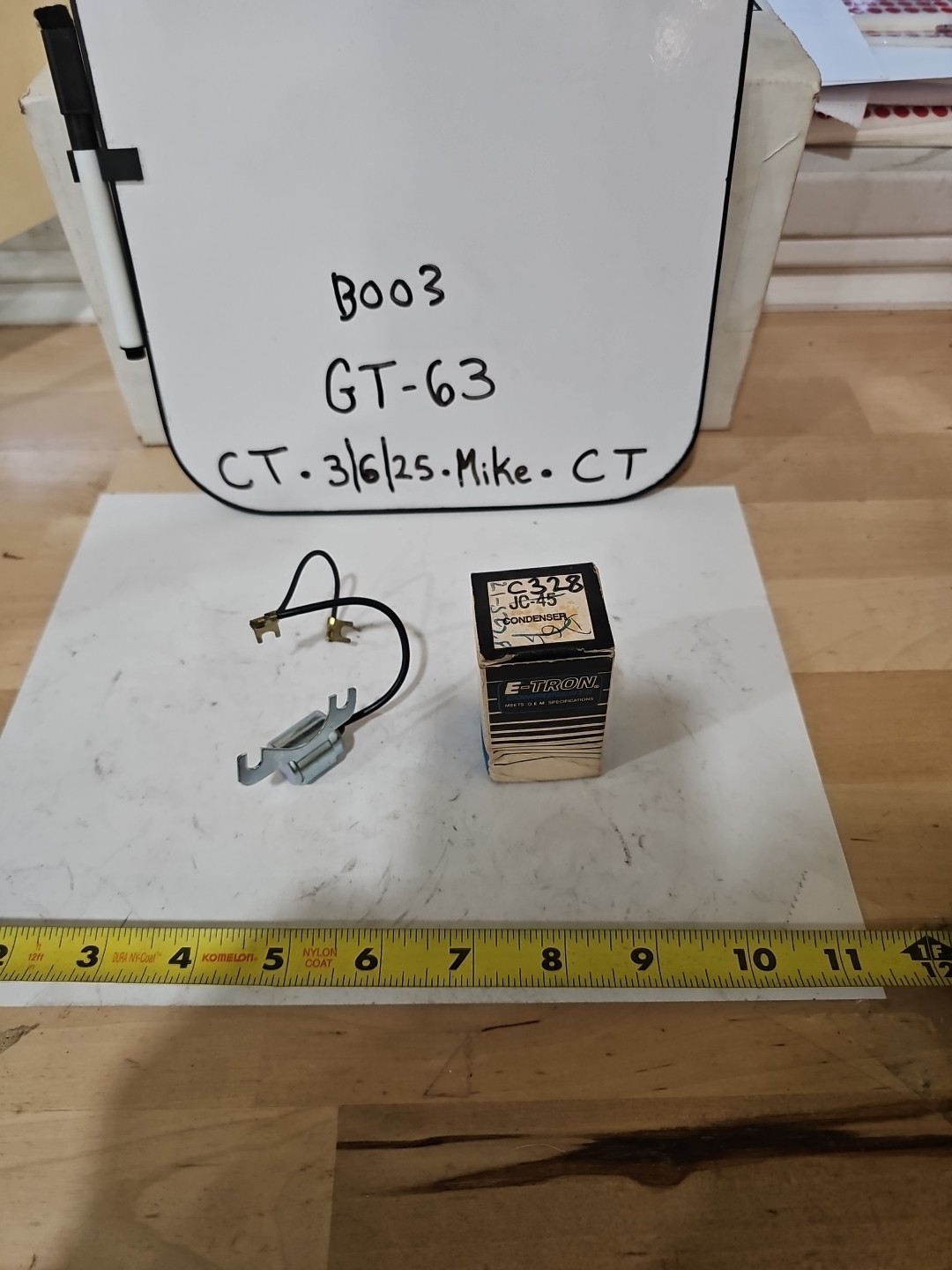 E-Tron JC45 Ignition Condenser EP513 / 21-5028; Fits DATSUN. 1974-1982 - Image 3