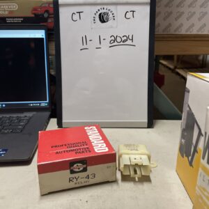 ENGINE COOLANT FAN  AC BLOWER Relay Standard RY-43 NEW OE