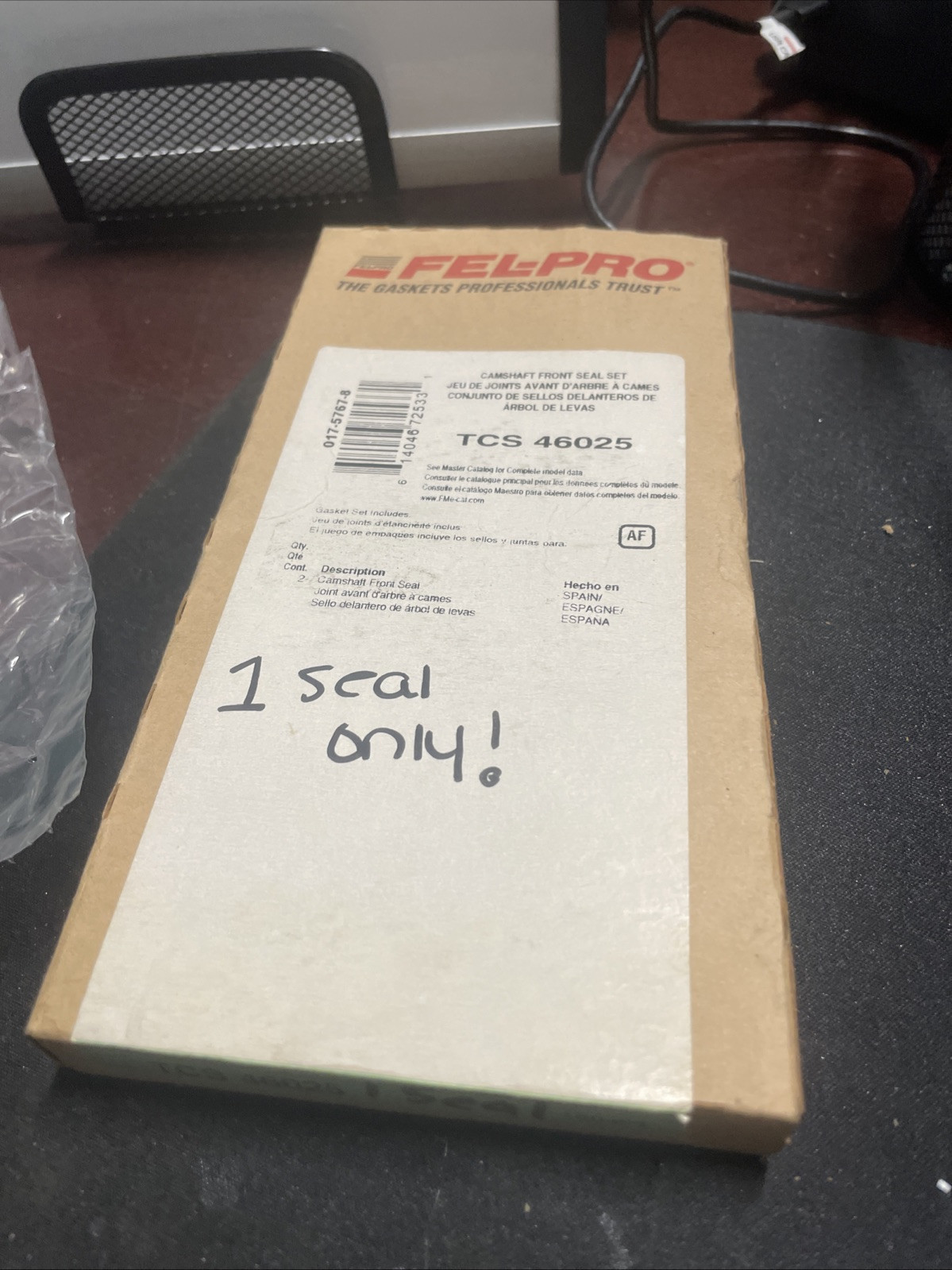 Engine Camshaft Seal Fel-Pro TCS 46025 - Image 3