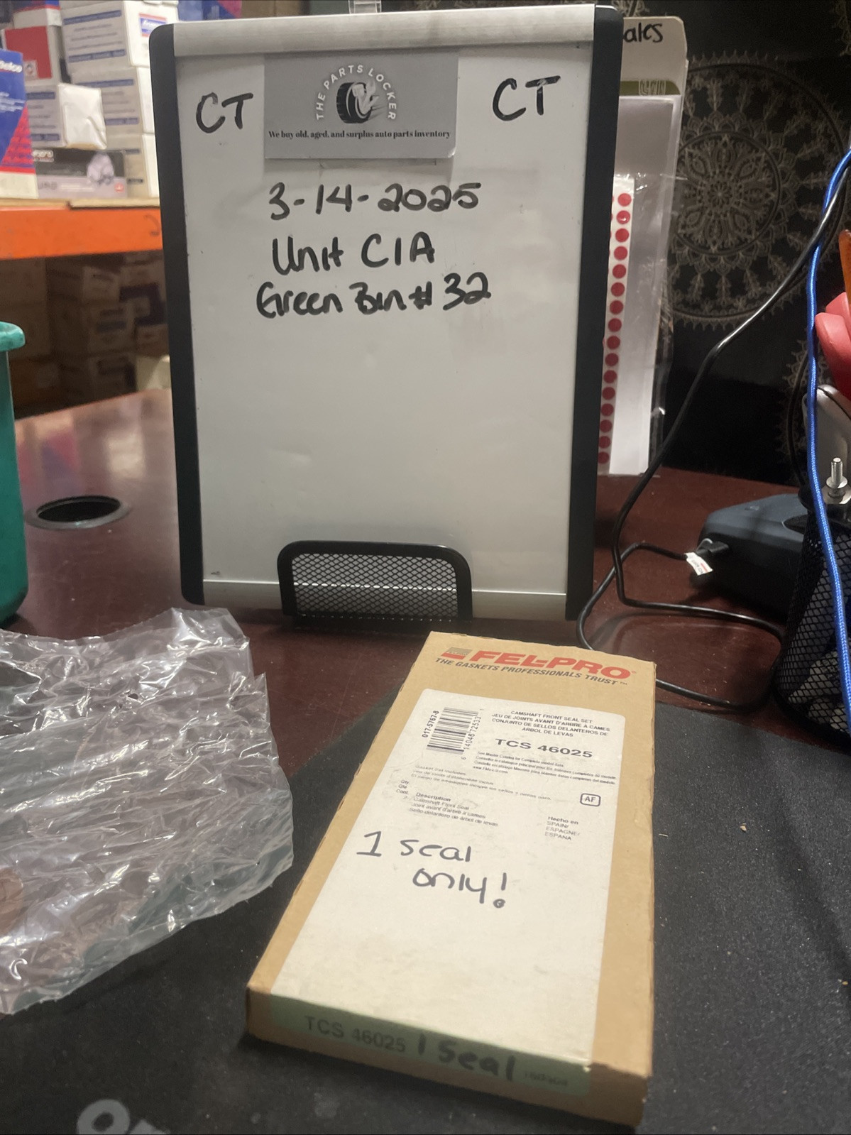 Engine Camshaft Seal Fel-Pro TCS 46025