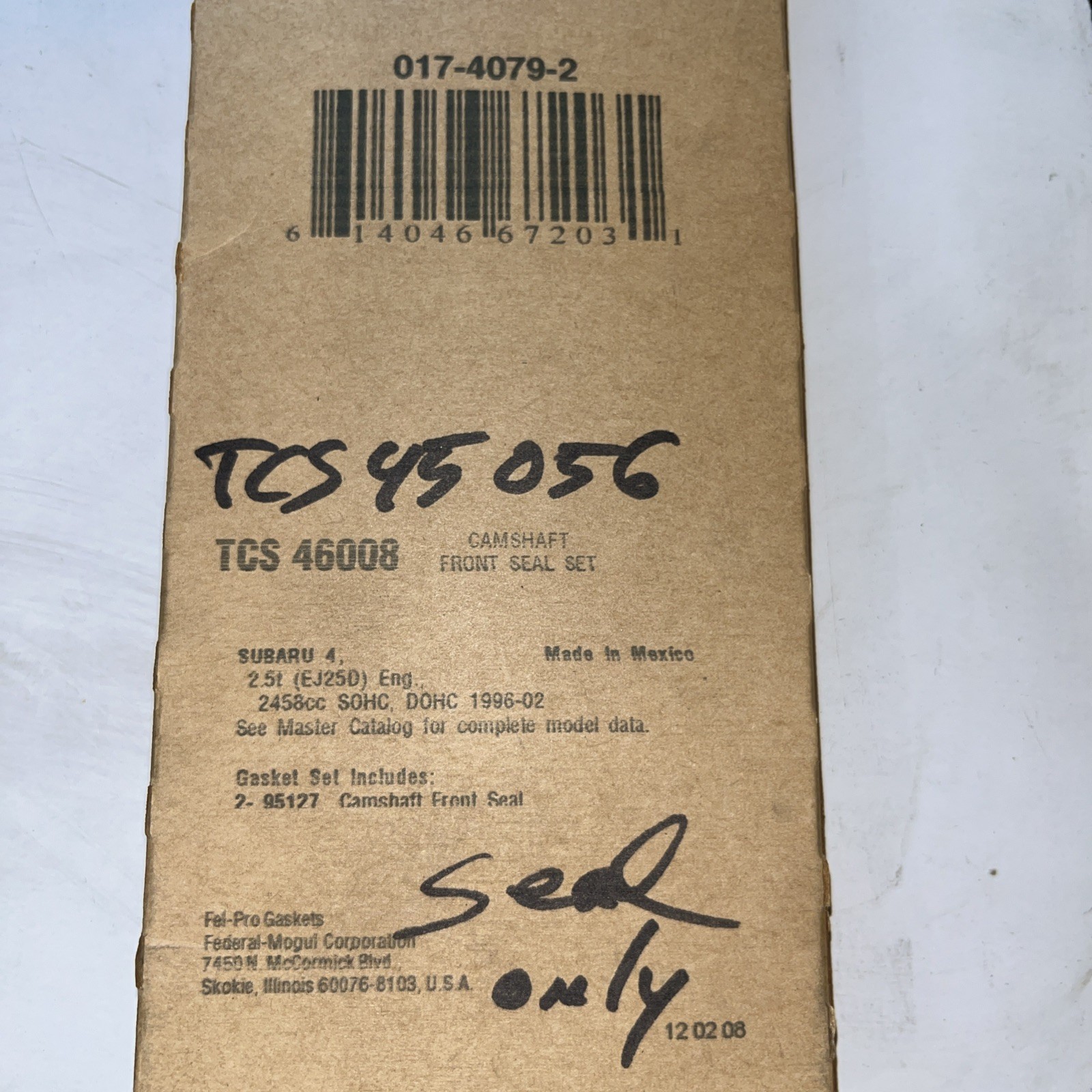 Engine Camshaft Seal Kit Fel-Pro TCS 45056 - Image 3