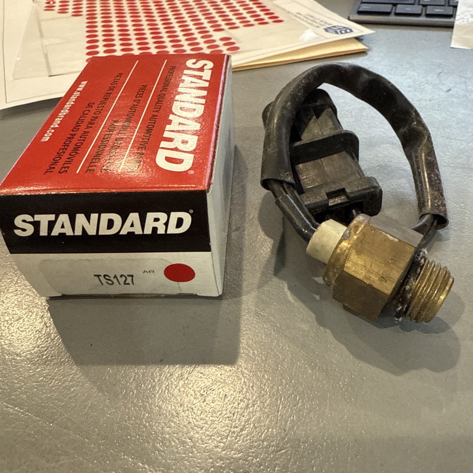 Engine Cooling Fan Switch Standard TS-127