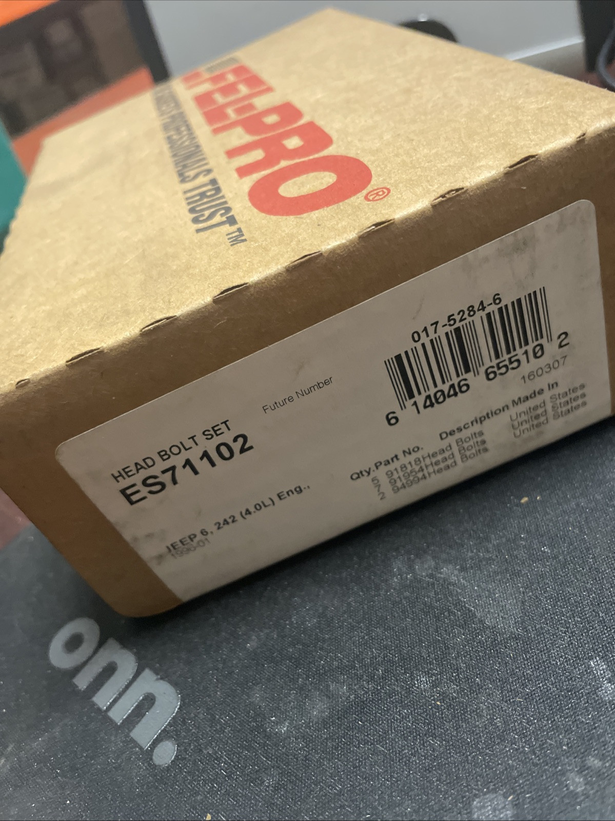 Engine Cylinder Head Bolt Set Fel-Pro ES 71102 - Image 3