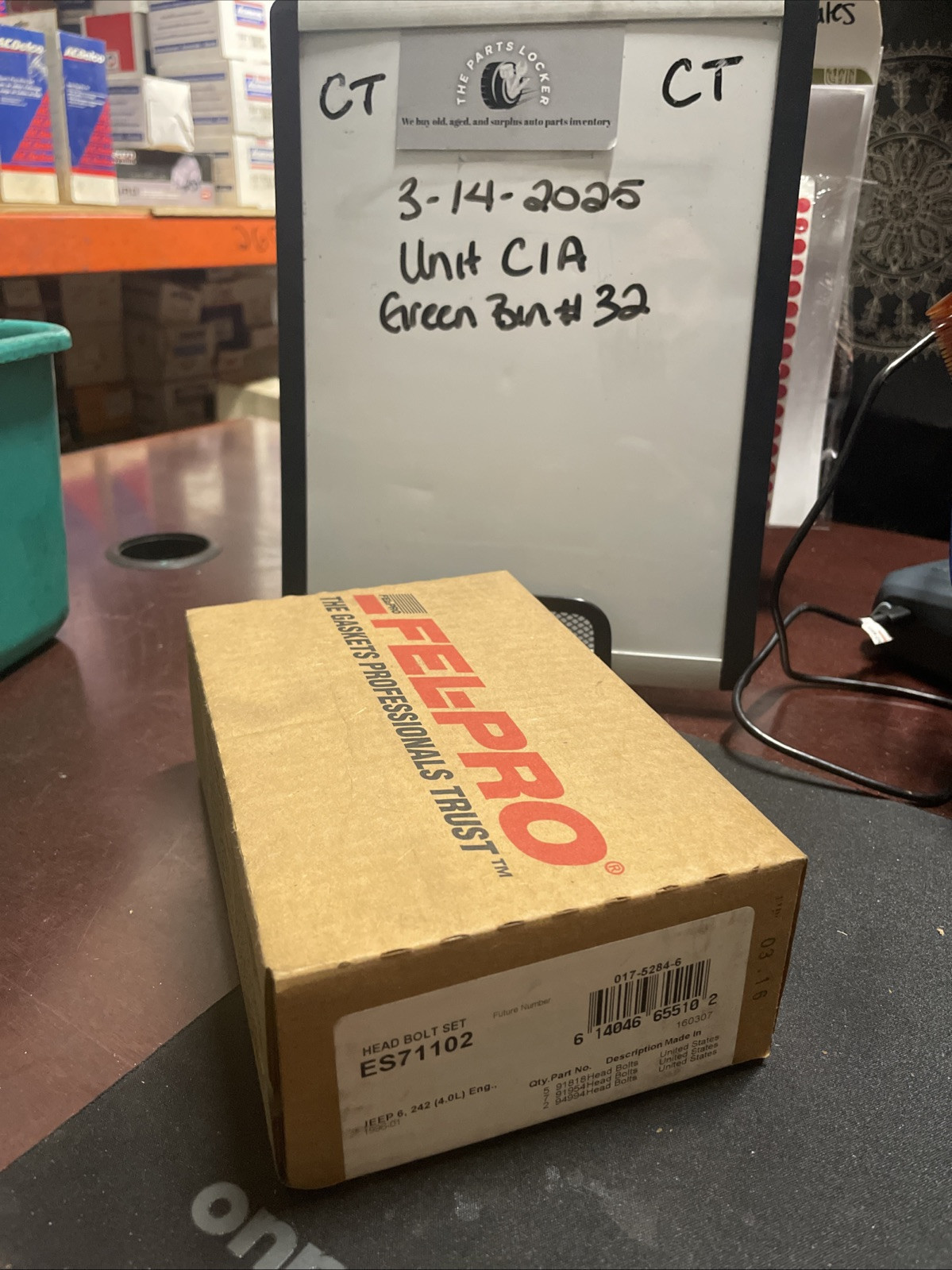 Engine Cylinder Head Bolt Set Fel-Pro ES 71102