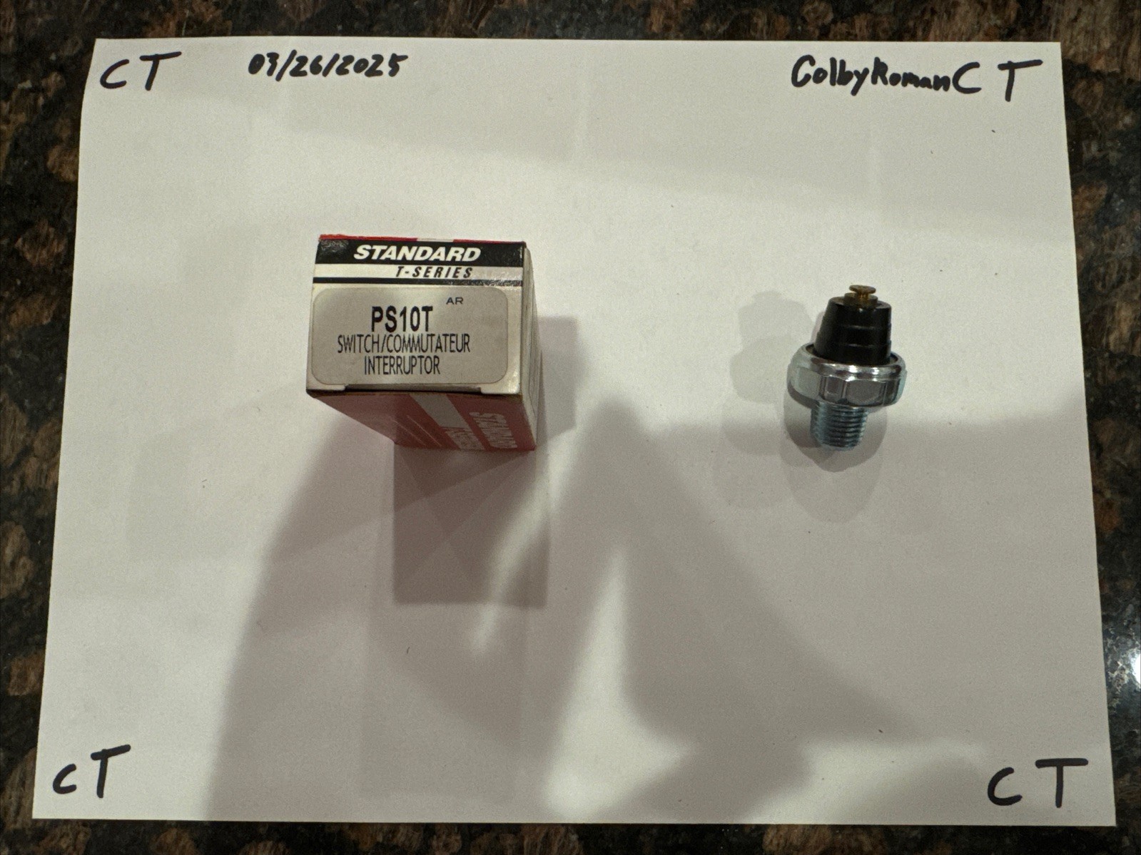 Engine Oil Pressure Switch Standard PS10T - Image 3