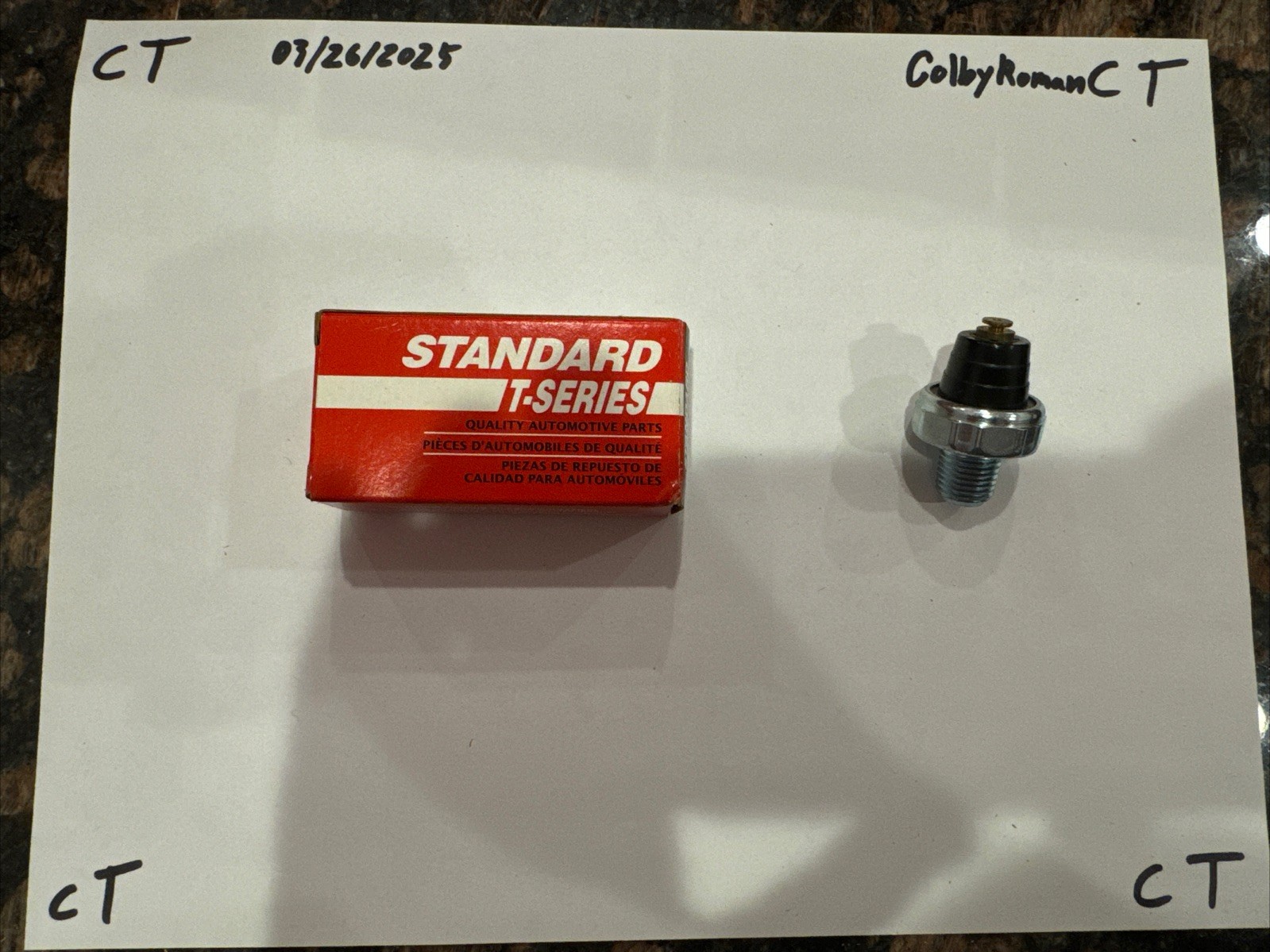 Engine Oil Pressure Switch Standard PS10T