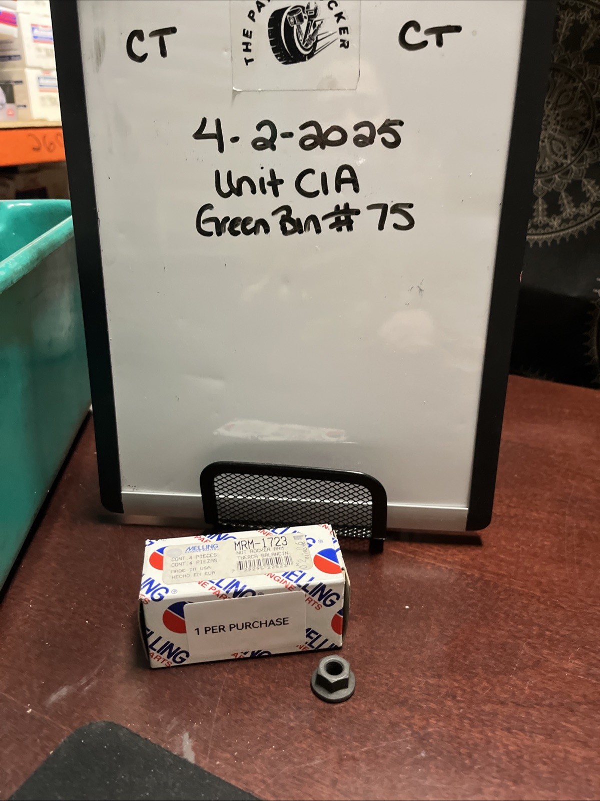 Engine Rocker Arm Nut-Stock Melling MRM-1723 1 Per Purchase