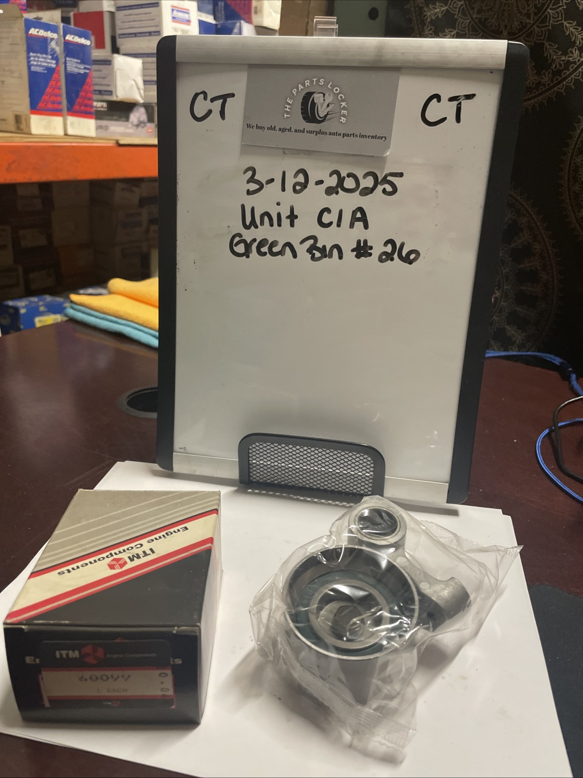 Engine Timing Belt Tensioner Assembly ITM 60099