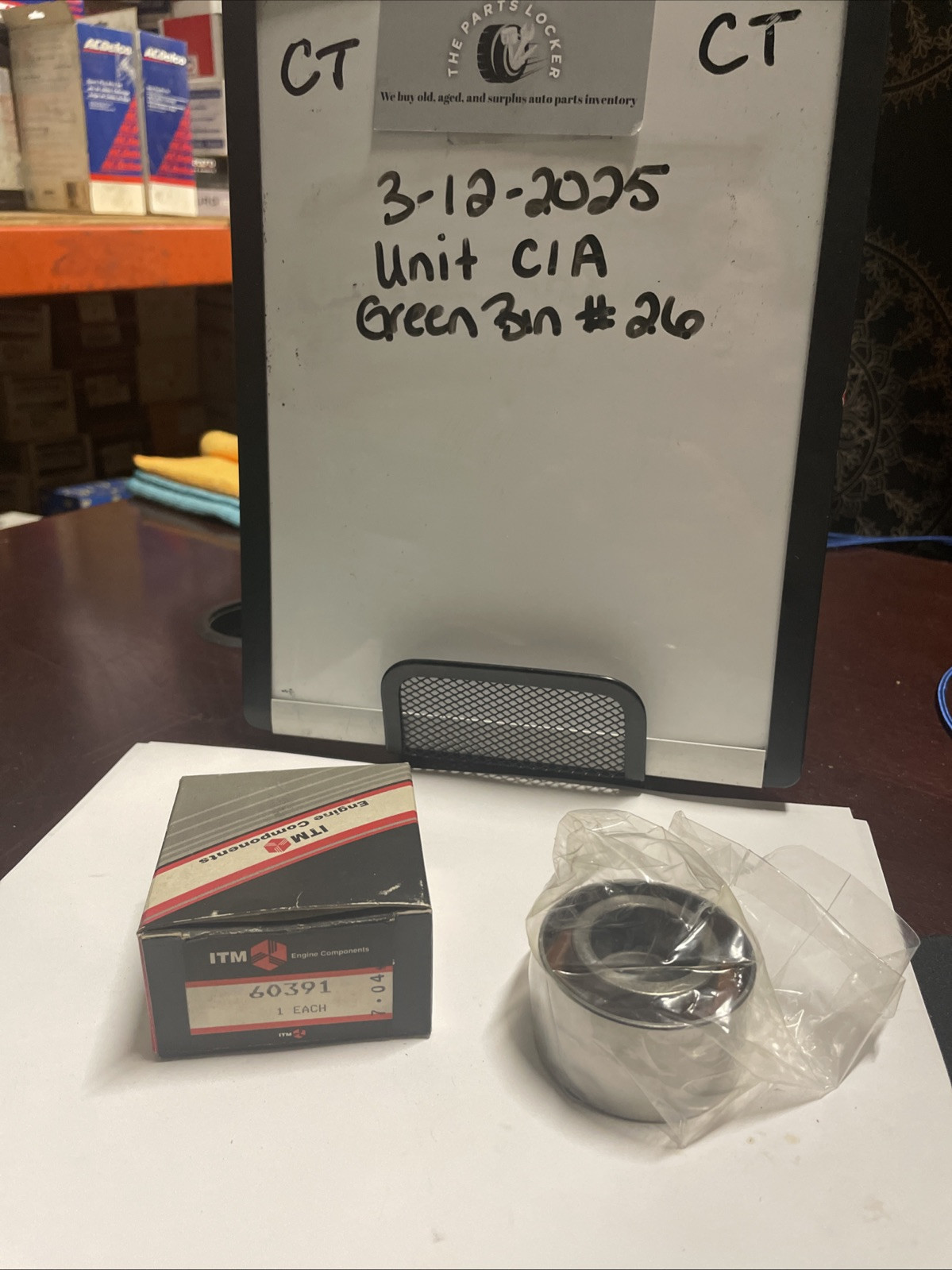 Engine Timing Belt Tensioner ITM 60391