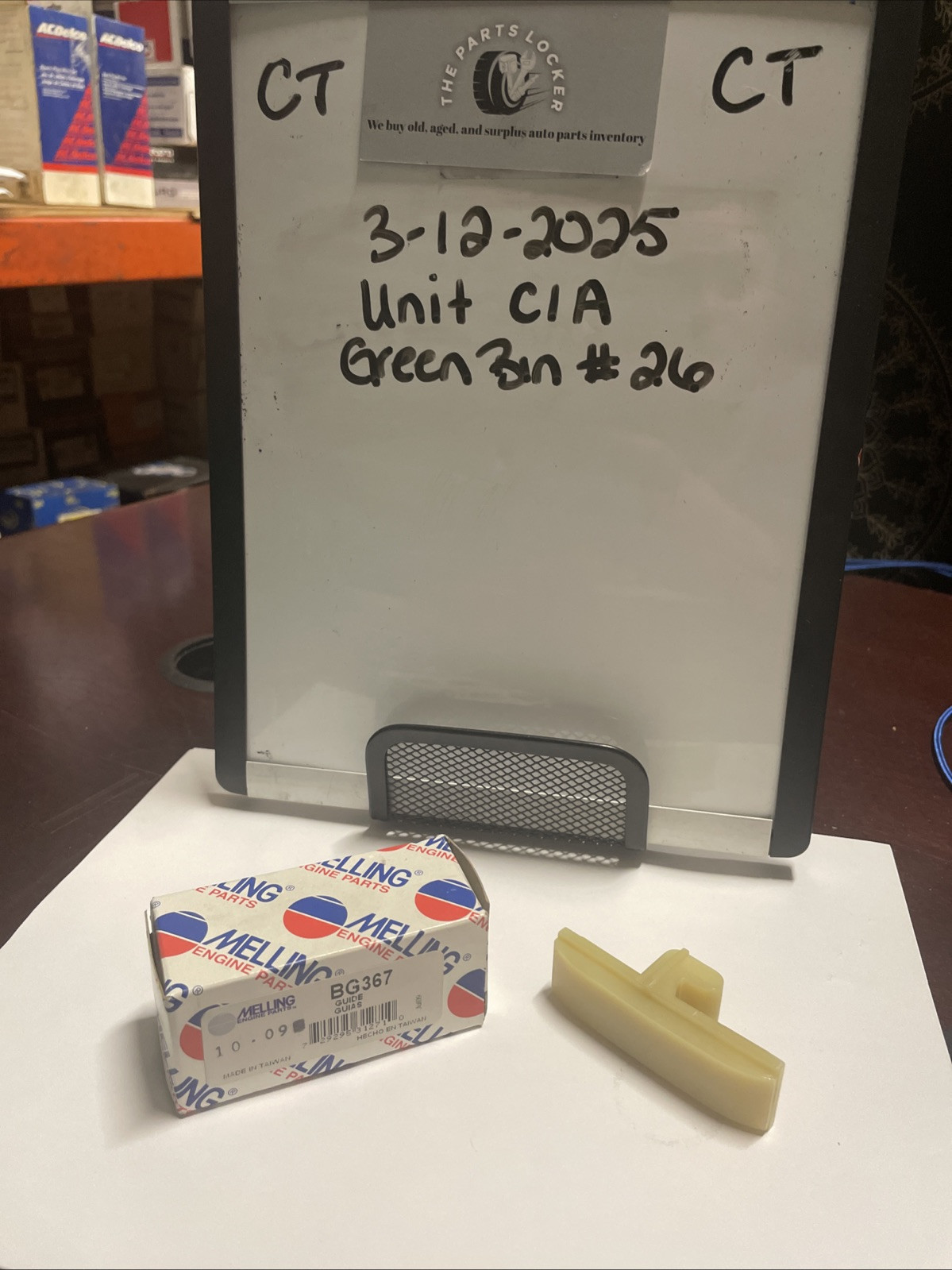 Engine Timing Chain Guide-Stock Melling BG367