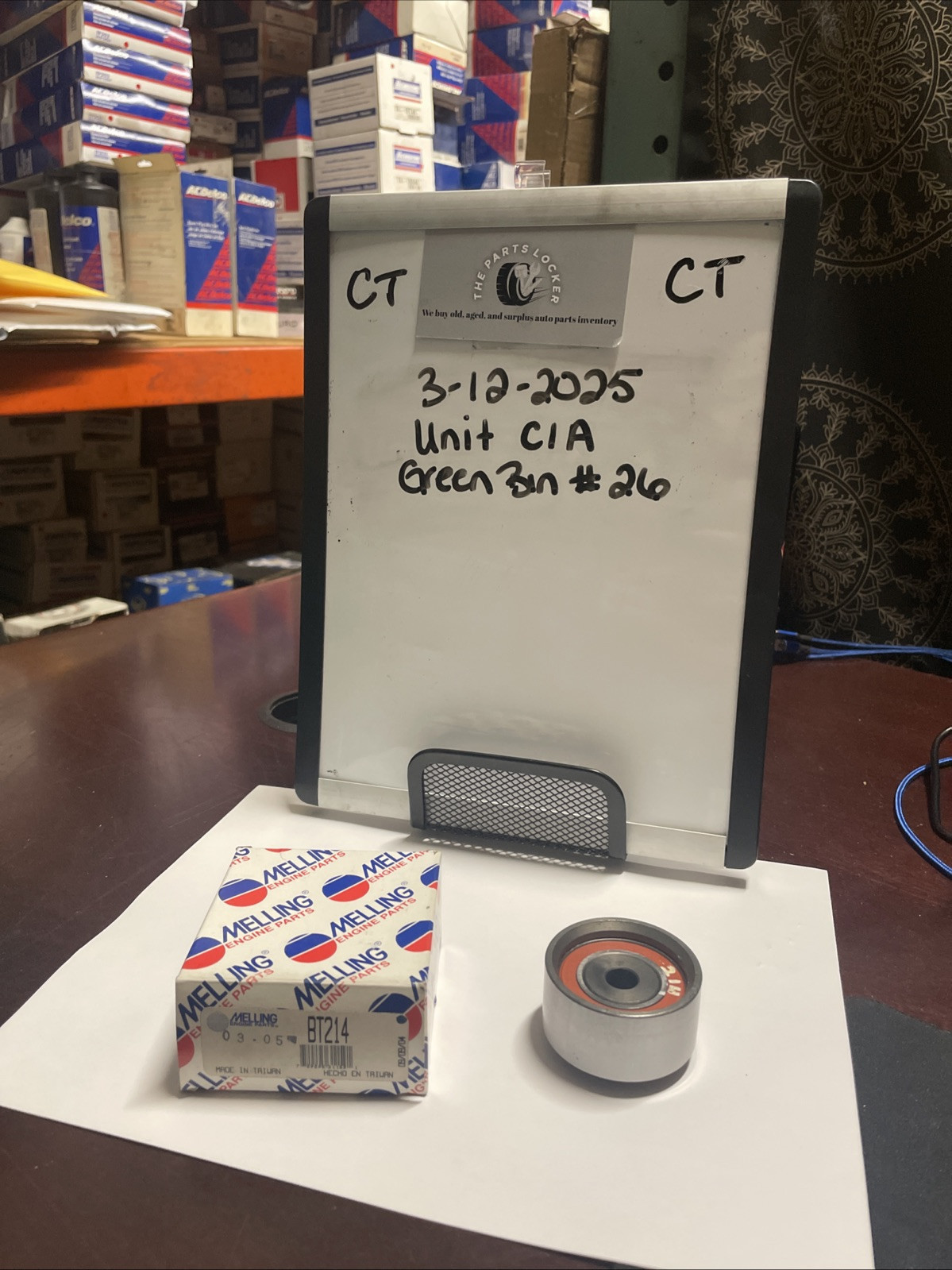 Engine Timing Idler-Stock Melling BT214