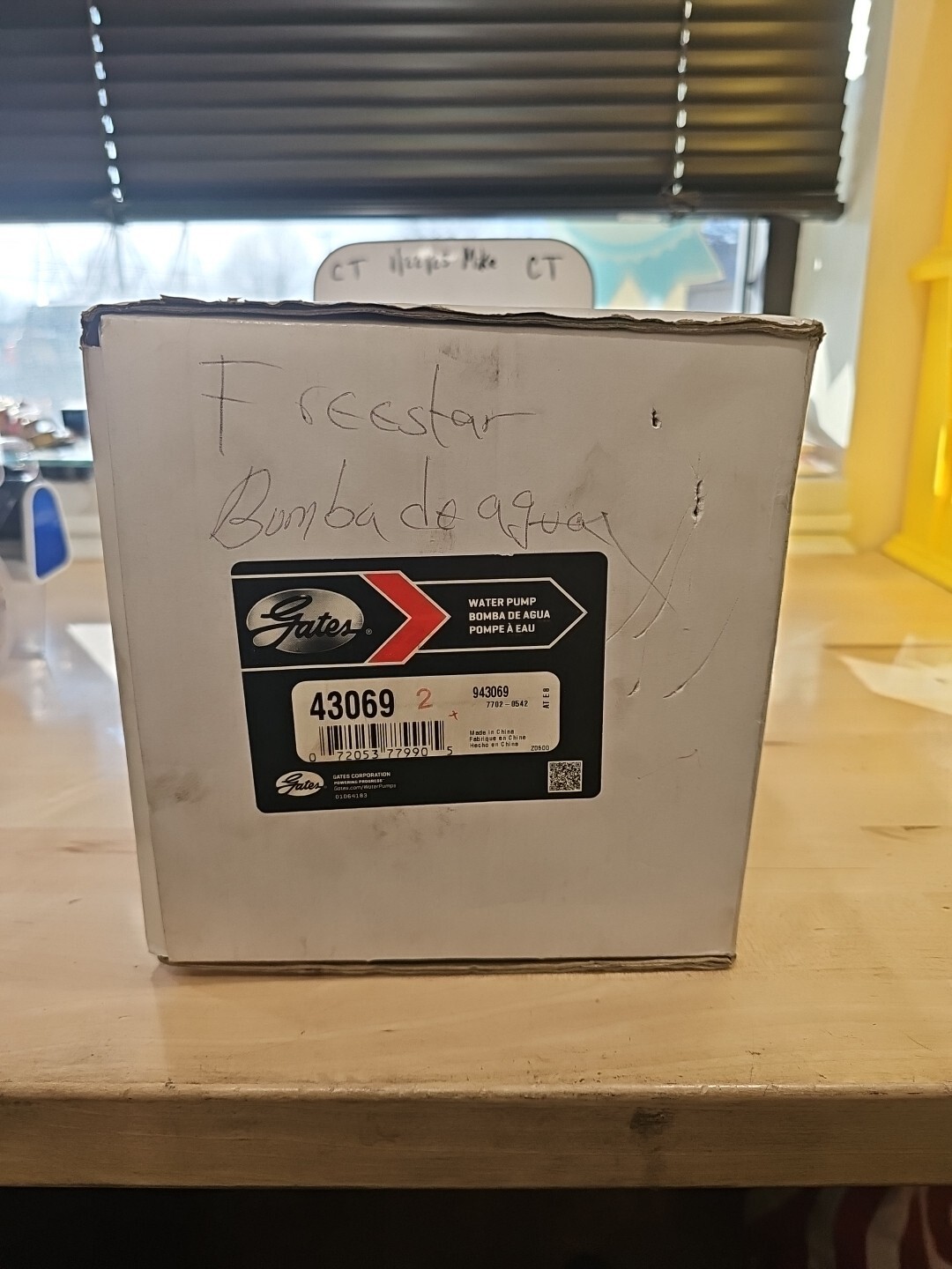 Engine Water Pump-Water Pump Gates 43069