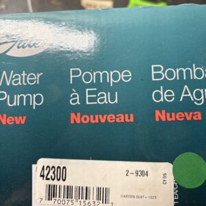 Engine Water Pump-Water Pump (Standard) Genuine Gates 42300 NOS