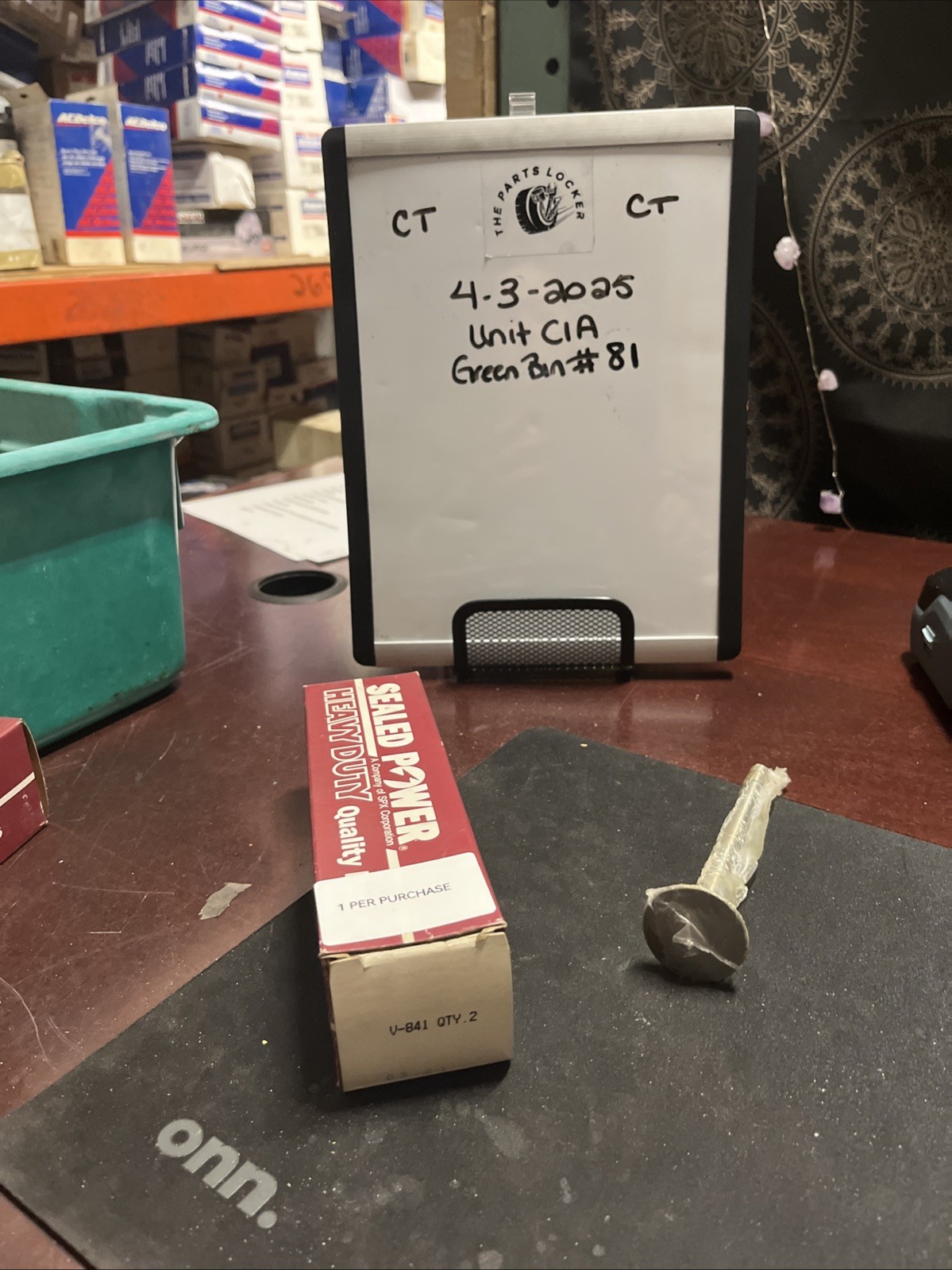 Exhaust Valve Sealed Power V841 1 Per Purchase