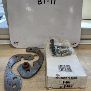F-66 57-8488 Exhaust Flange W/ Hardware