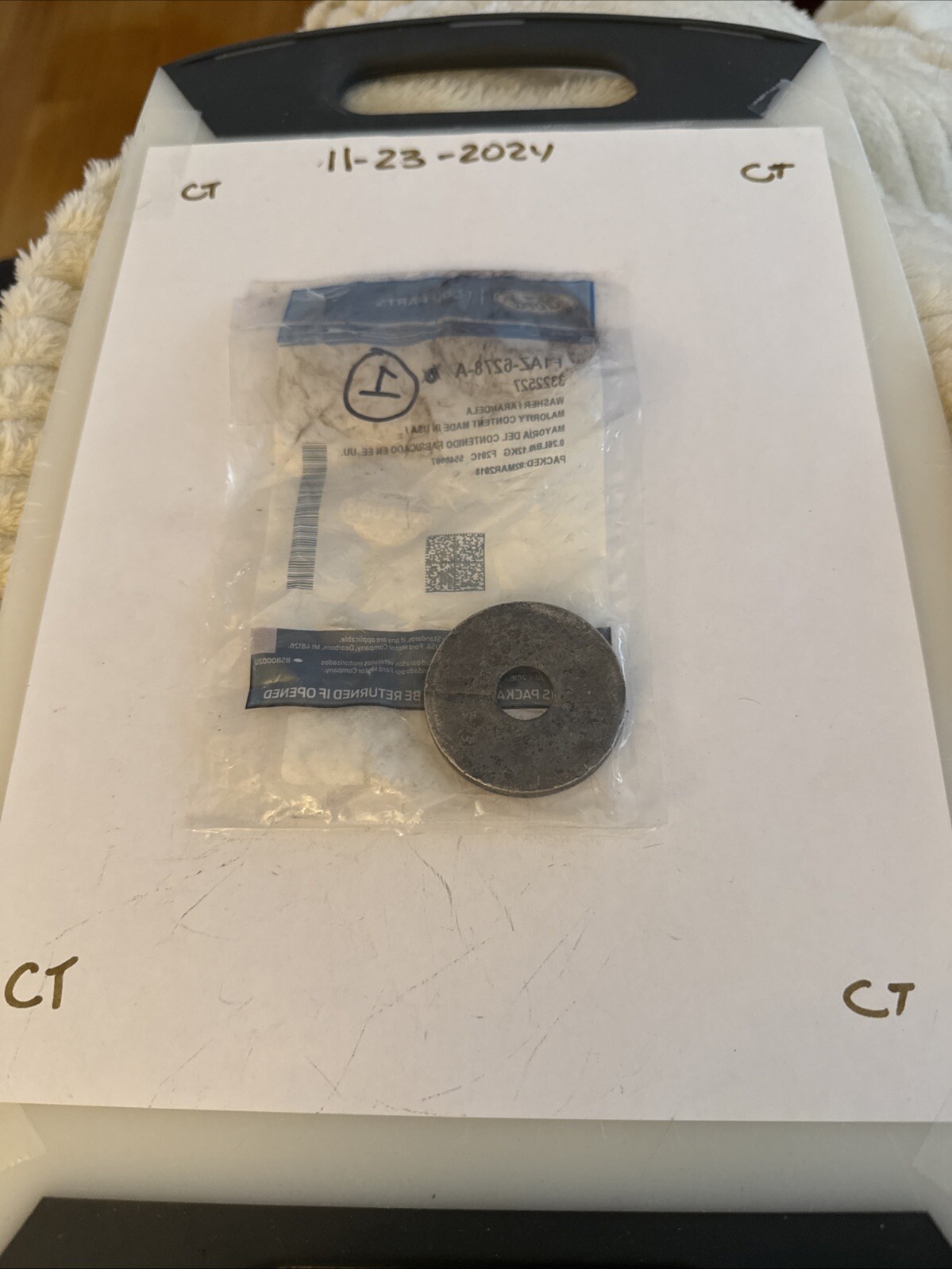 F1AZ6278A - WASHER - FLAT - Ford - Image 3