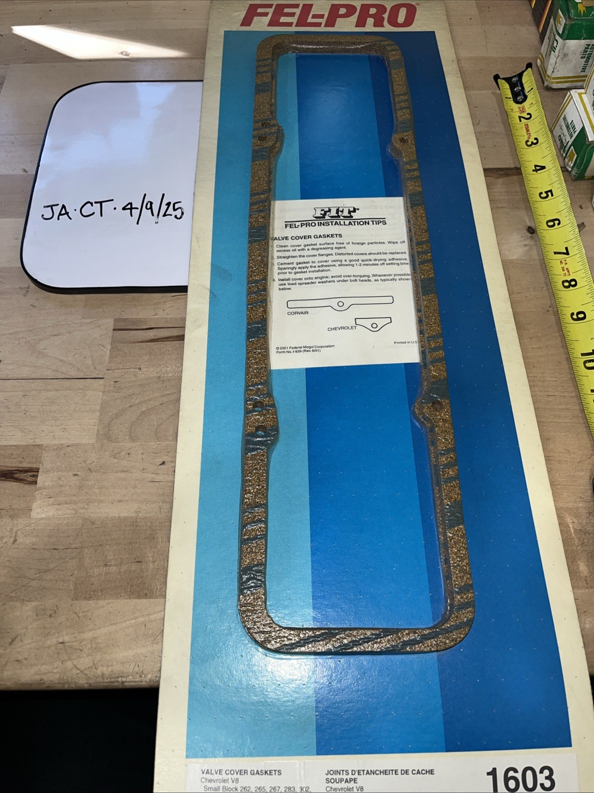 FEL-1603 Valve Cover Gasket Set