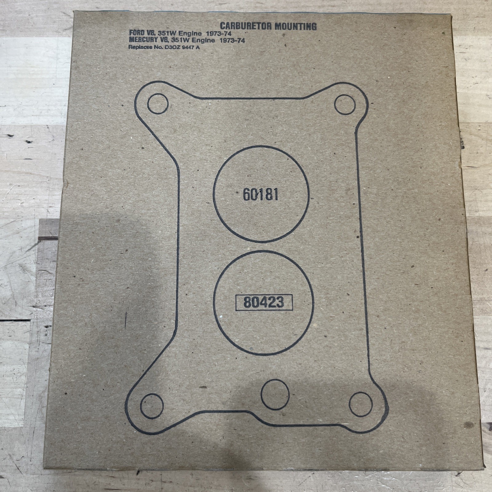FEL-PRO 60181 CARBURETOR MOUNTING GASKET Ford/Mercury - Image 3