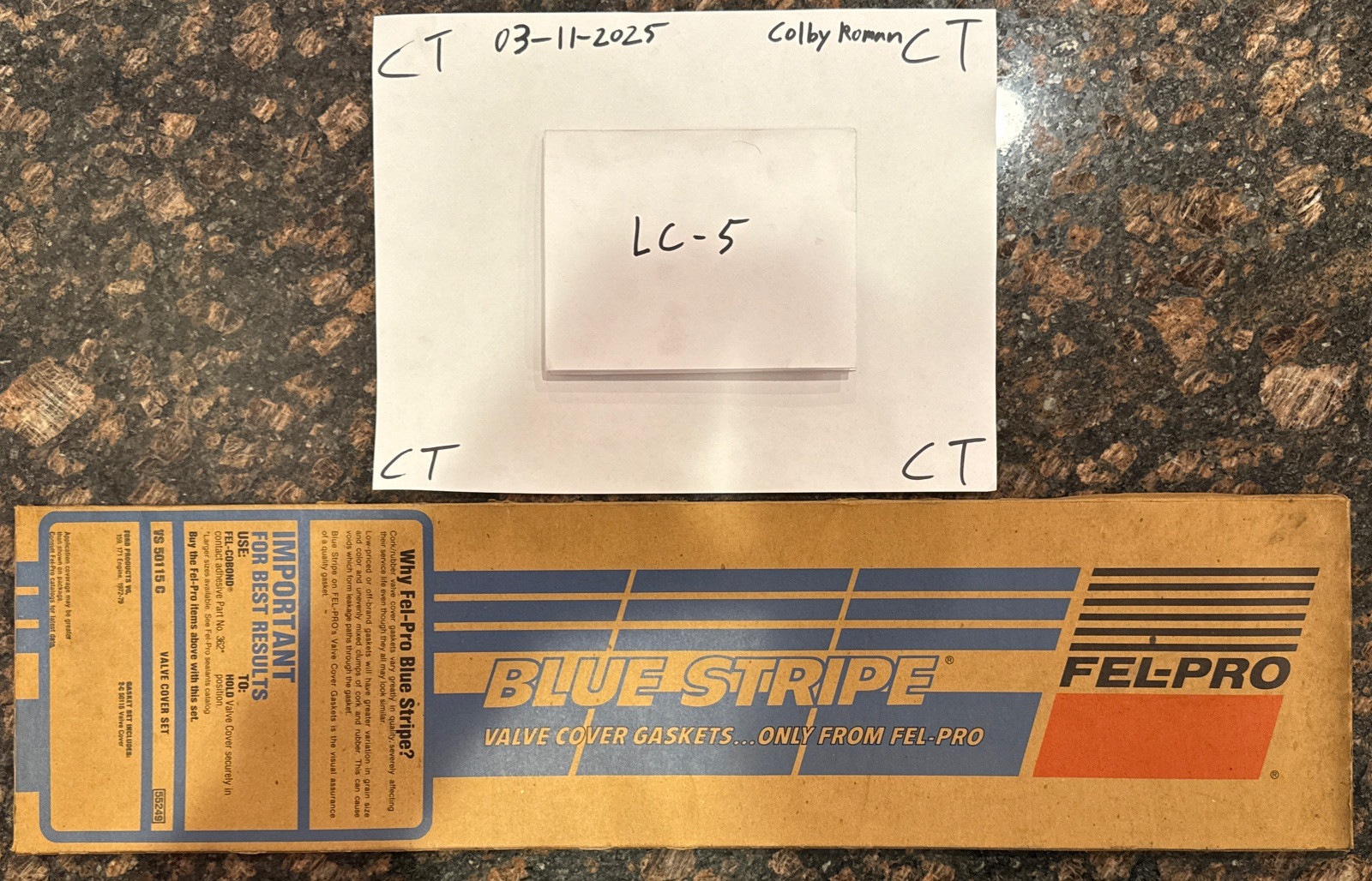 FEL-PRO VS50115C Engine Valve Cover Gasket Set - 1972-1986 Ford 2.6L 2.8L V6