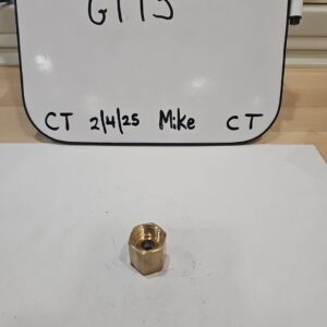 FMSI #3018 Brake Line Union Invert Flare Tube Nut 3/8" x 5/8" - 18 TPI - 10 Pack