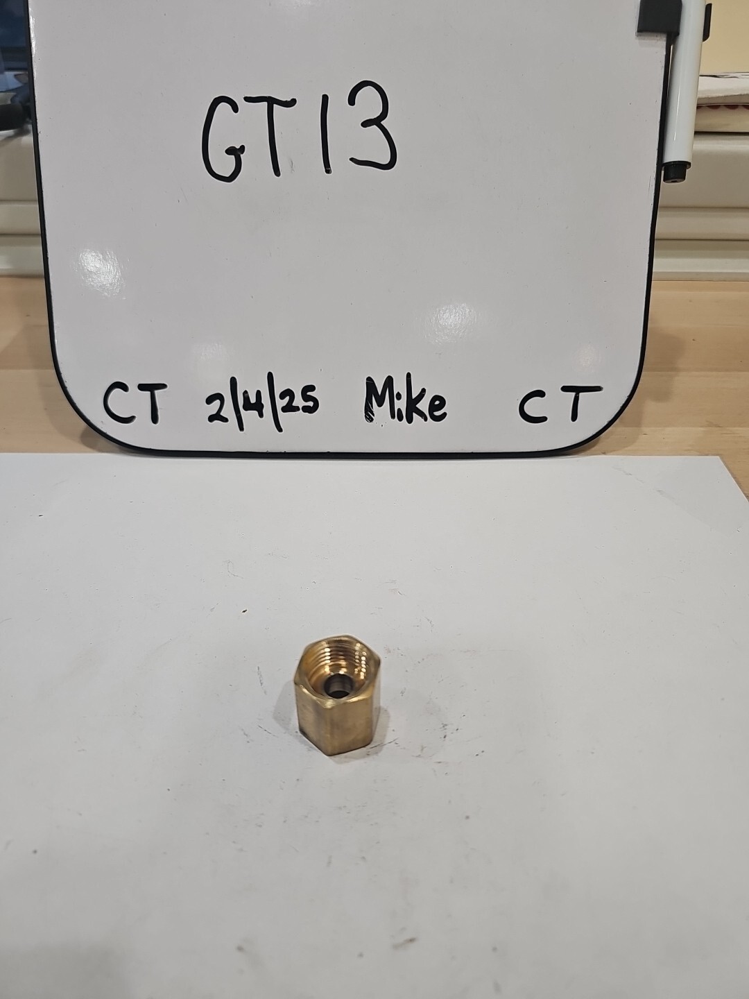 FMSI #3018 Brake Line Union Invert Flare Tube Nut 3/8" x 5/8" - 18 TPI - 10 Pack