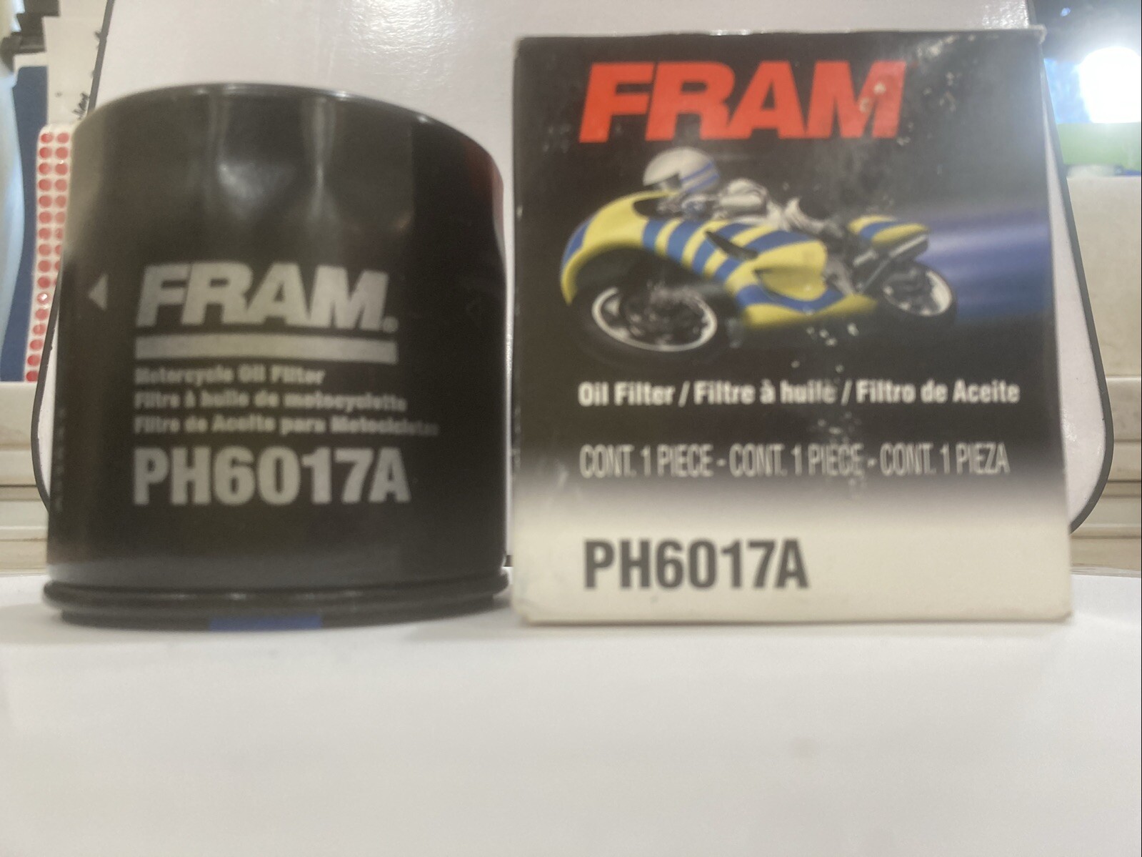 FRAM Motorcycle/ATV Oil Filter, PH6017A for Select Harley-Davidson, Honda - Image 3