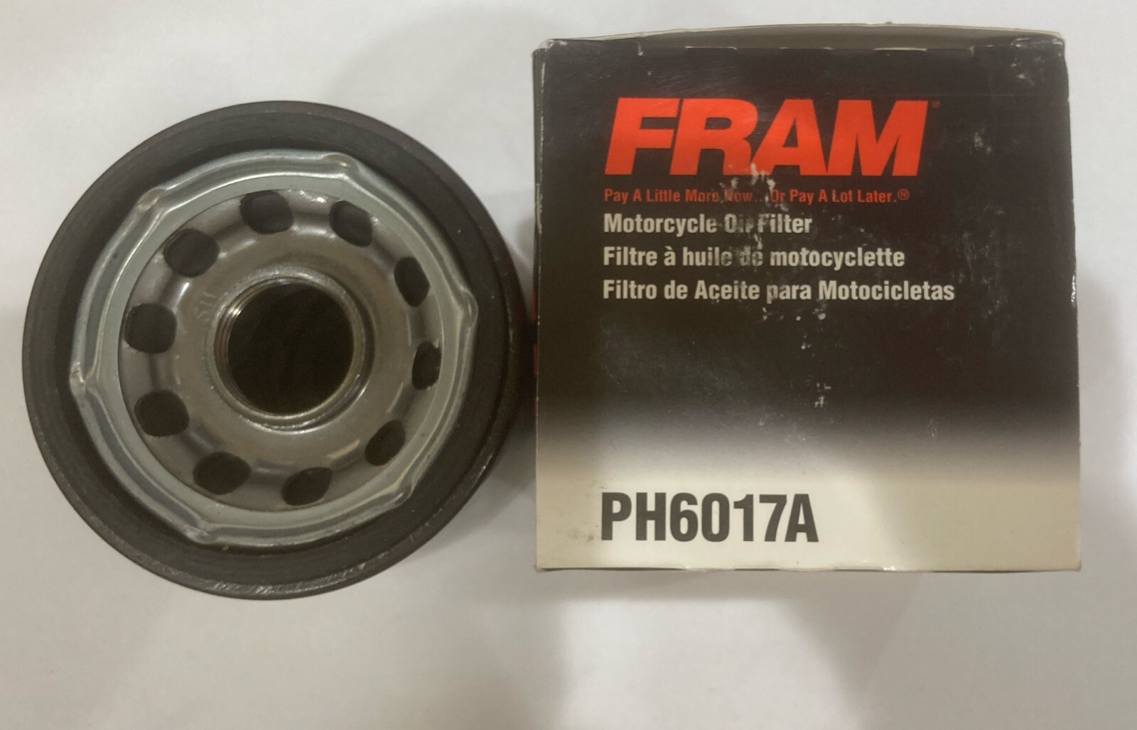 FRAM Motorcycle/ATV Oil Filter, PH6017A for Select Harley-Davidson, Honda - Image 4