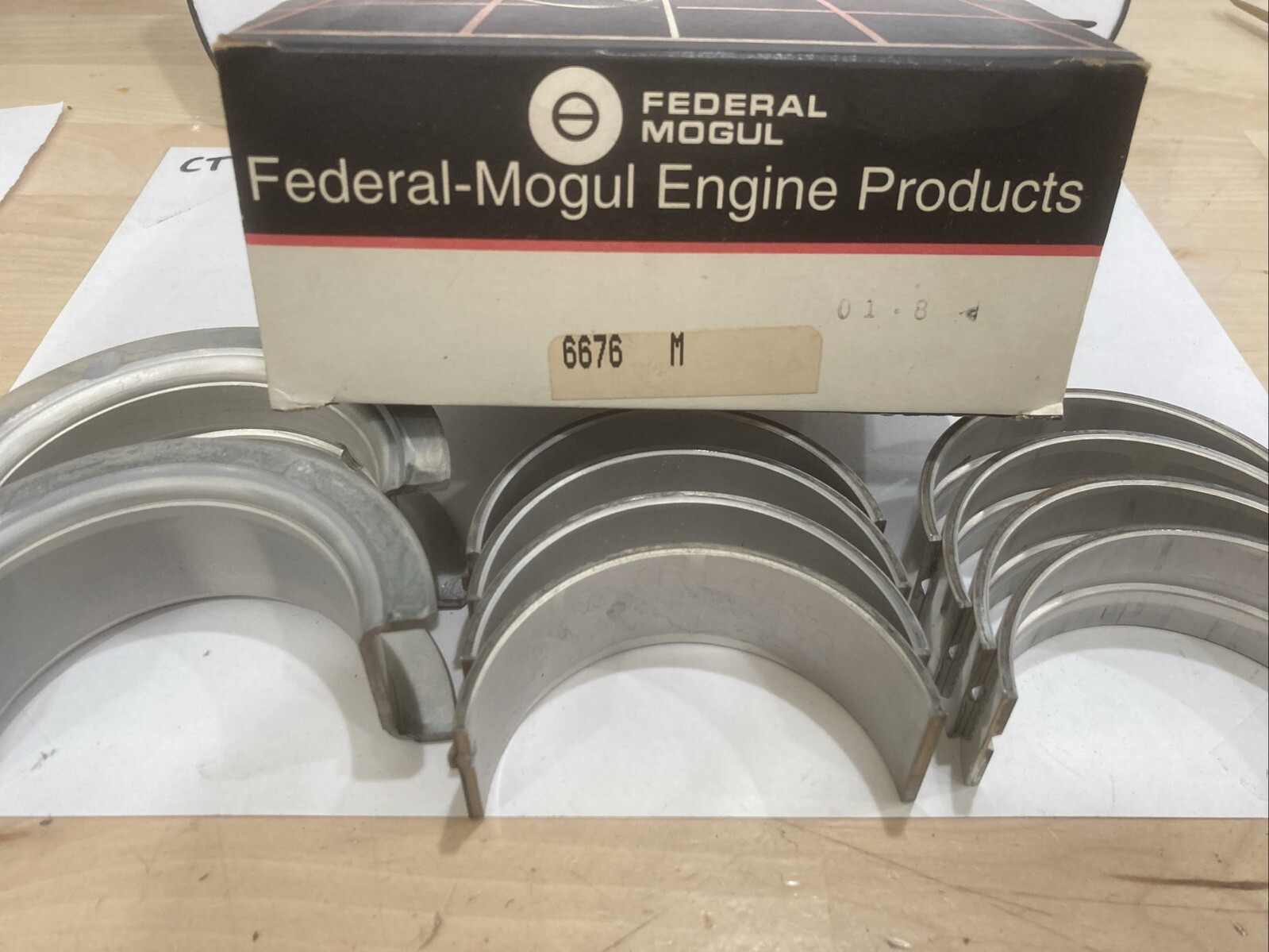 Federal Mogul 6676M Engine Main Bearings - Standard For 1983-1990 Jeep AMC 2.5L - Image 3