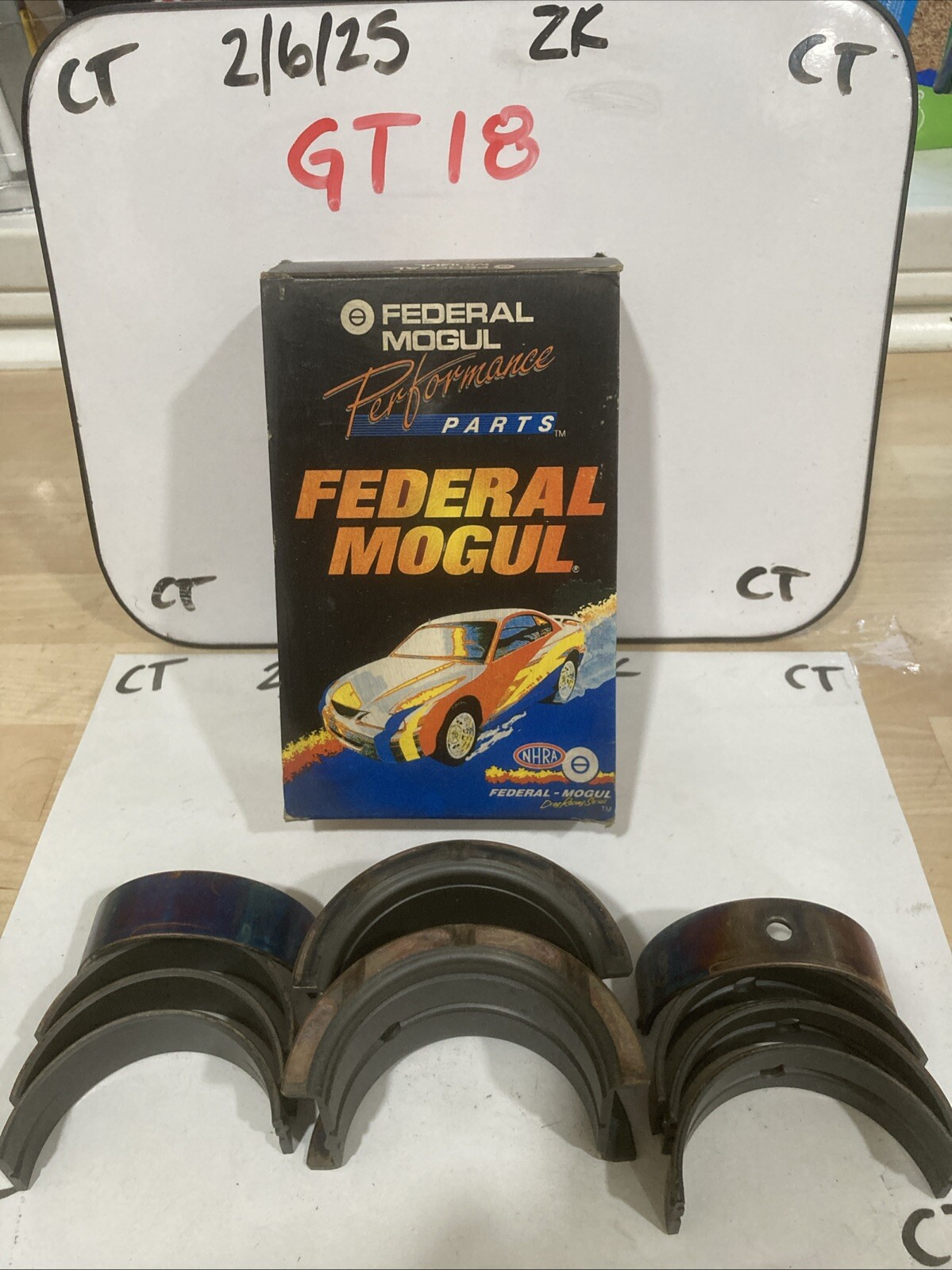 Federal Mogul Main Bearing Set C139M10 Duroshield Coated