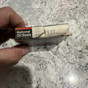 Federal Mogul  National: Oil Seal, Single  P# 1937