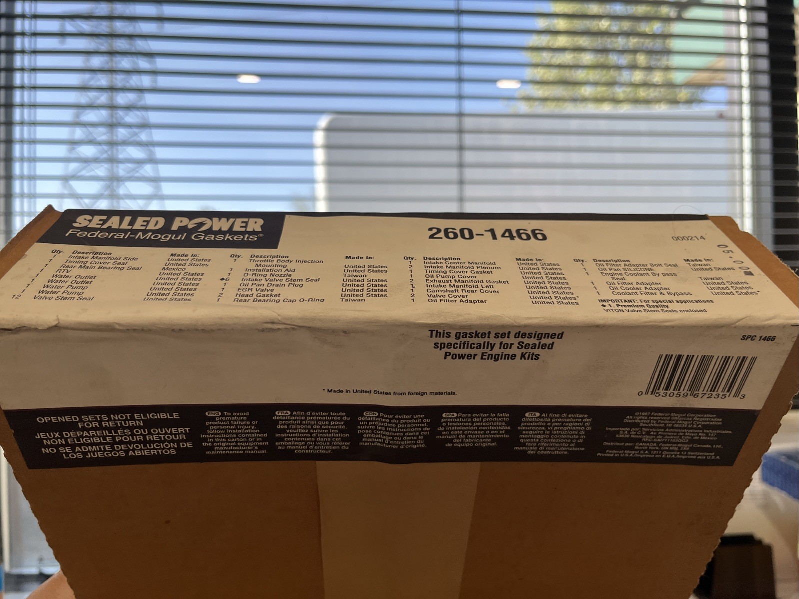 Federal Mogul / Sealed Power Gasket Kit 260-1466 - Image 4