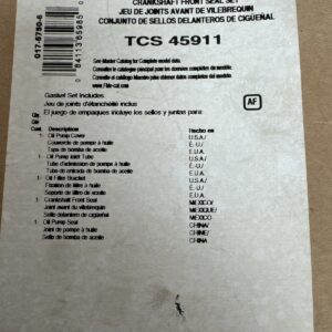 Fel-Pro TCS 45911 Crankshaft Seal Kit