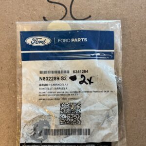 Ford N802289-S2, Upper Insulator Washers, New Genuine OEM Part NOS (2 Pack)