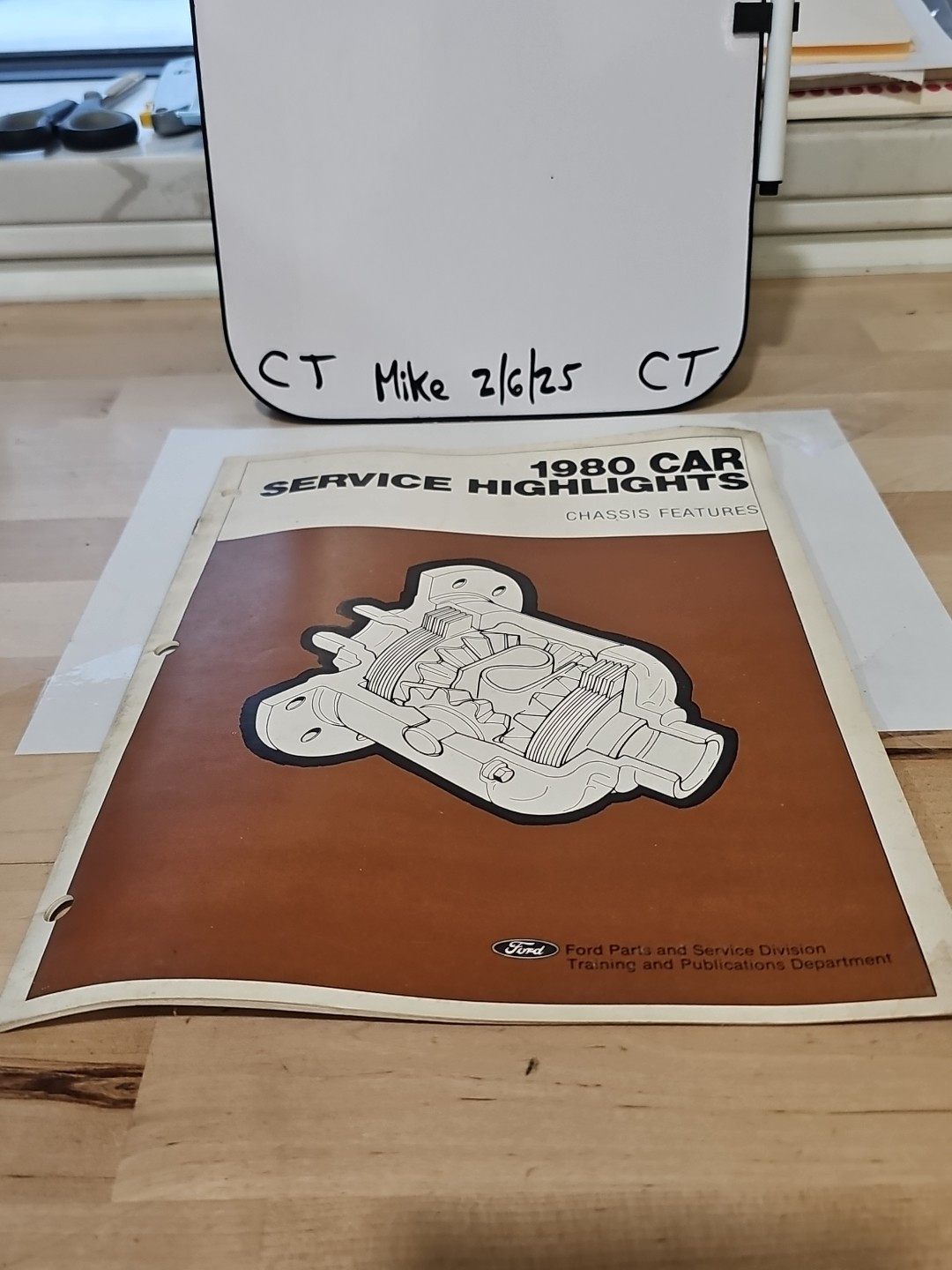 Ford Parts 1980 Car and Truck Service Highlights Chassis Features Manual