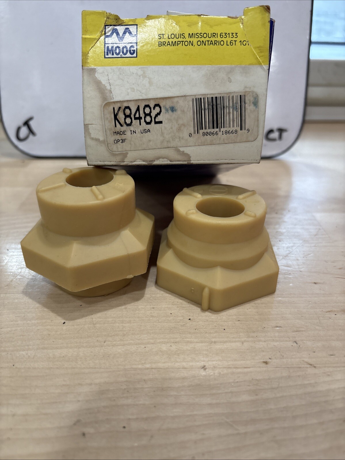 Ford Truck 1981-91 NOS Radius Arm Bushing Kit Moog #K8482 Made in USA - Image 4