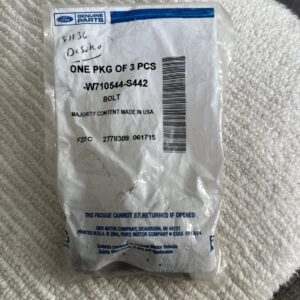Ford W710544-S442 Bolt Pack of 3