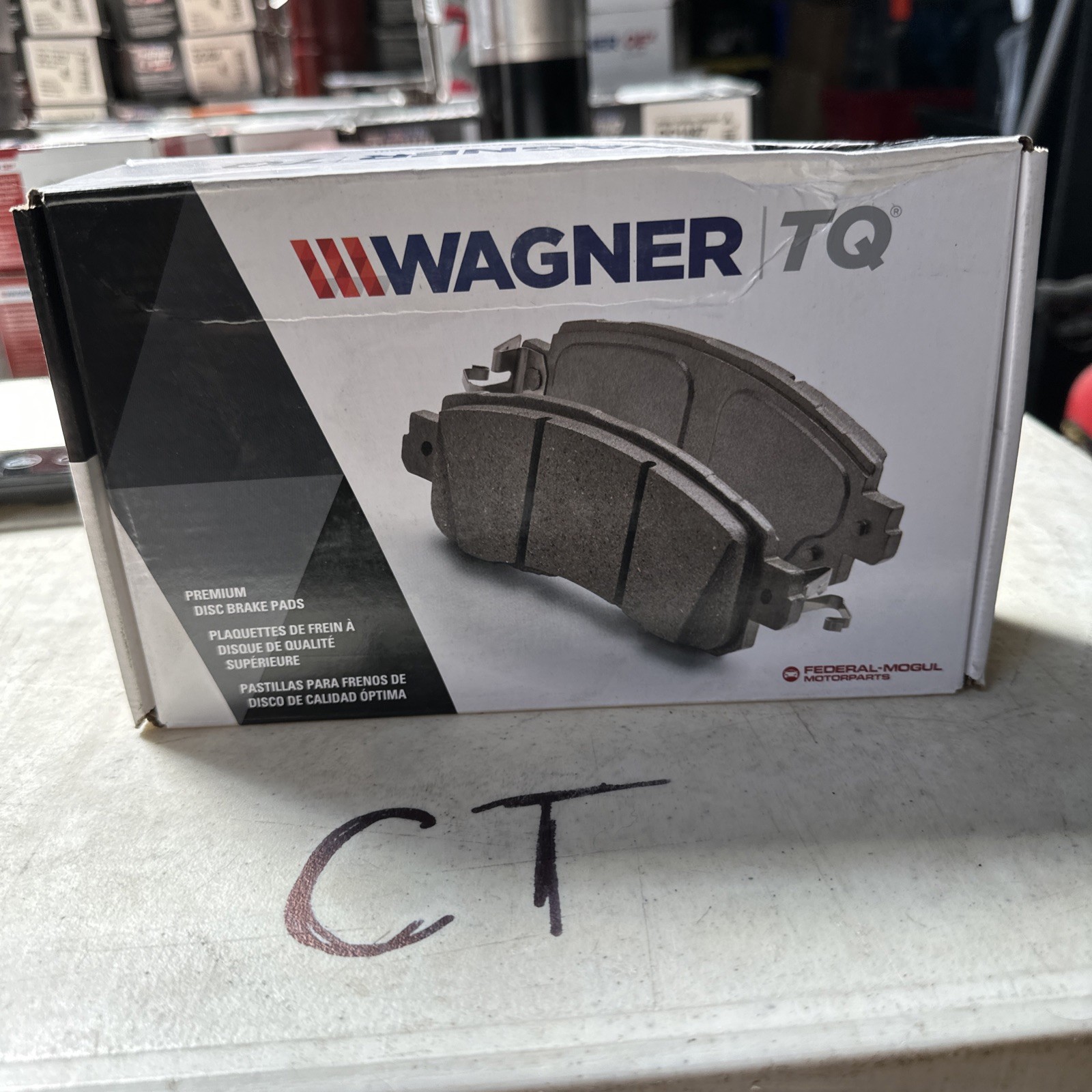 Front Ceramic Brake Pads Wagner QC1345