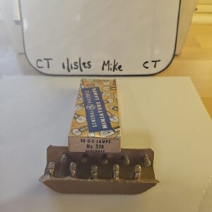 GE 330 Aircraft Light Bulbs One Pack Of 10 NOS