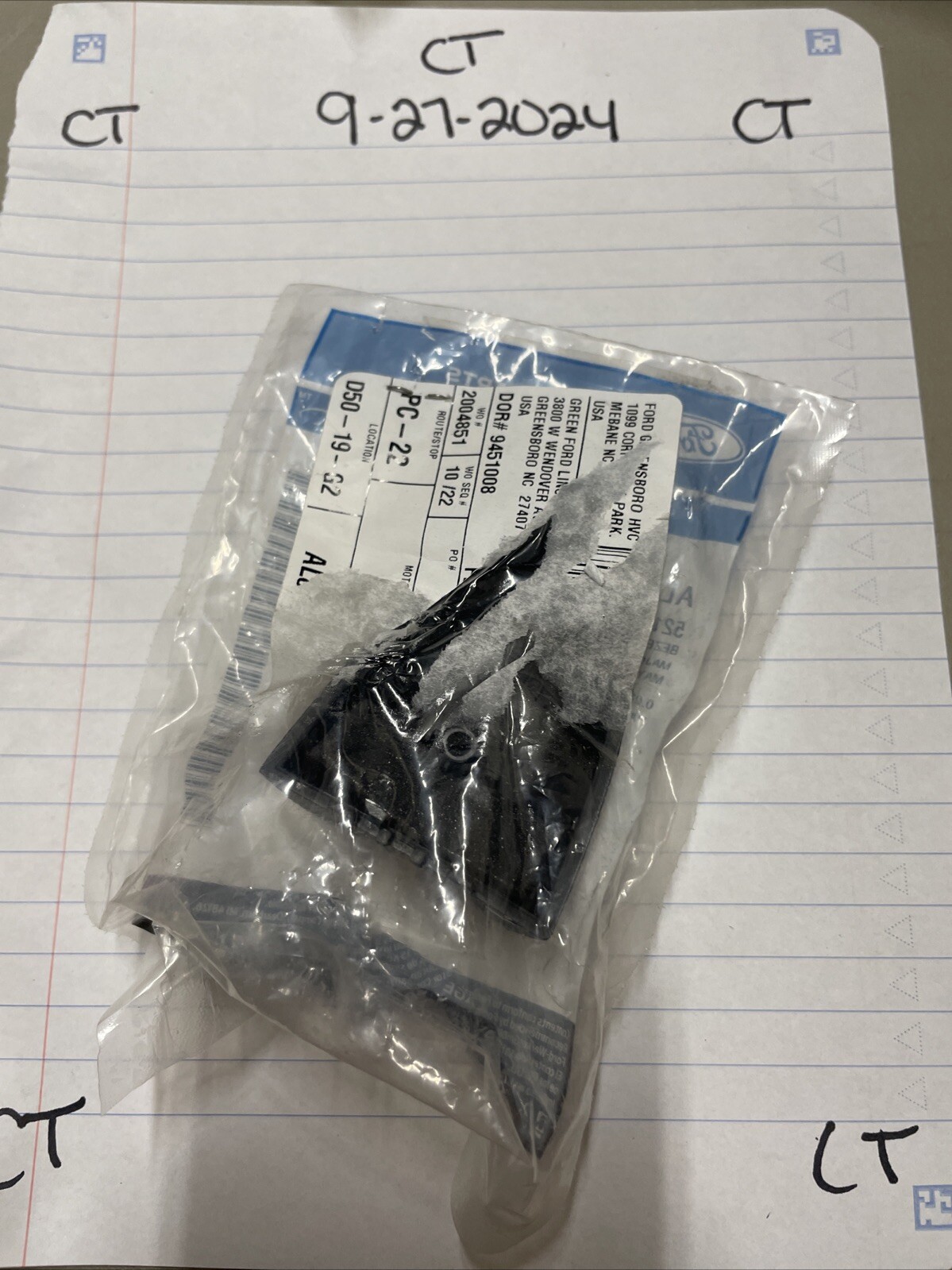 GENUINE FORD OEM R/L Outer Door Handle Bezel AL8Z-78218B08-AA Escape Mariner - Image 3