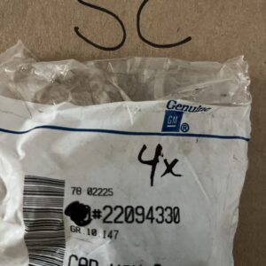 GM 22094330 Cap, Windshield Wiper Arm Finish 1991-1996 GM QTY 4