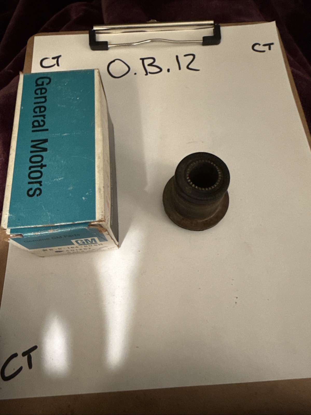 GM 401267 Bushing,Front Upper Control Arm Camaro,nova,Chevelle Surface Rust