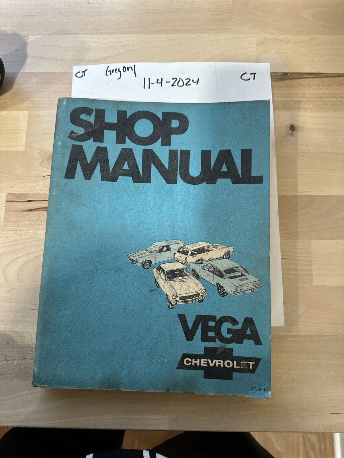 GM Chevrolet Vega Shop Manual - 1971