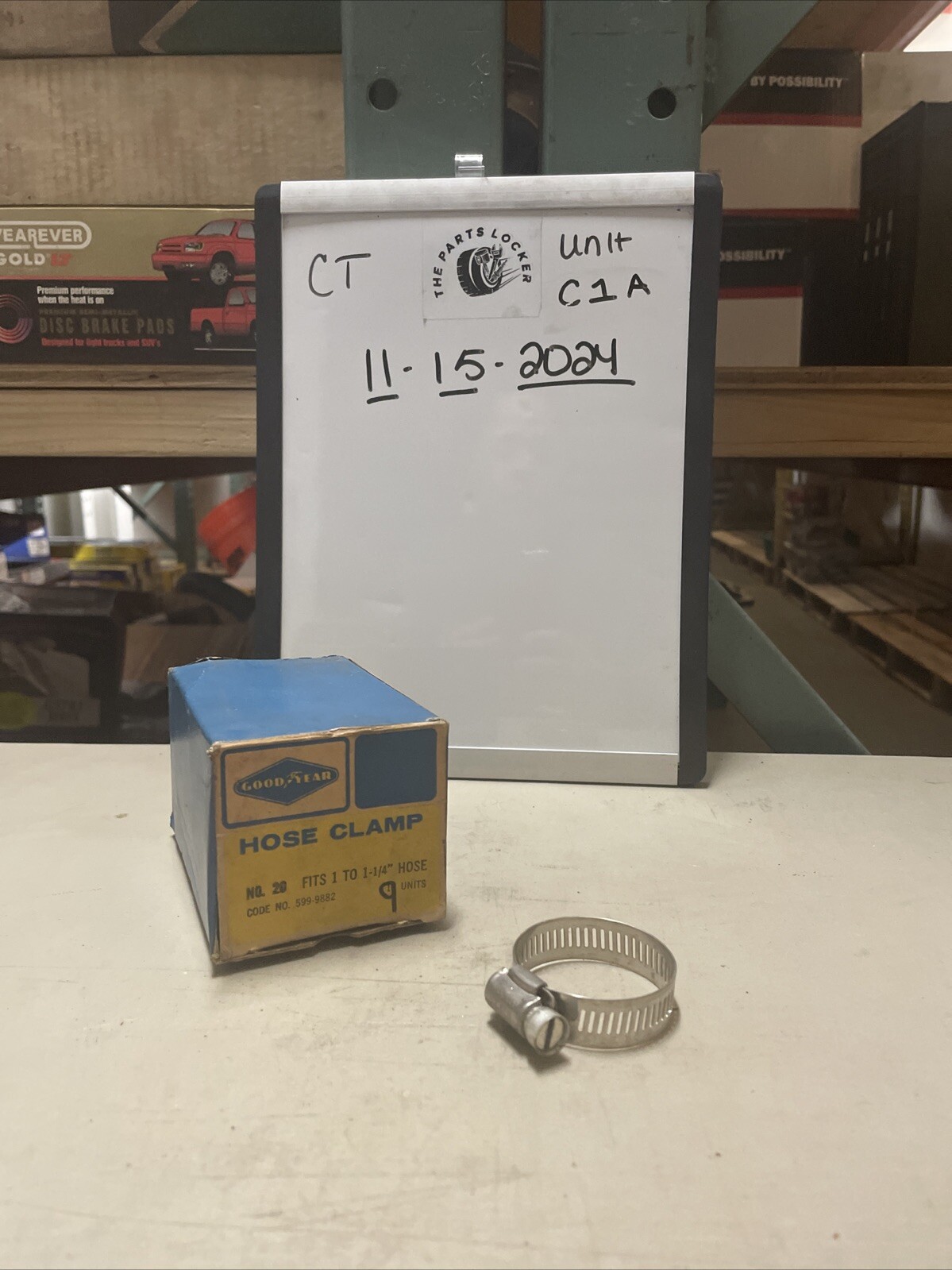 🔥GOODYEAR Hose Clamp No.12 Fits 1”- 1 1/4 “Hose (SOLD AS ONE CLAMP SEPARATELY)