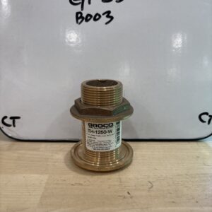 GROCO 1-1/4" NPS NPT Combo Bronze Thru-Hull Fitting w/Nut [TH-1250-W]