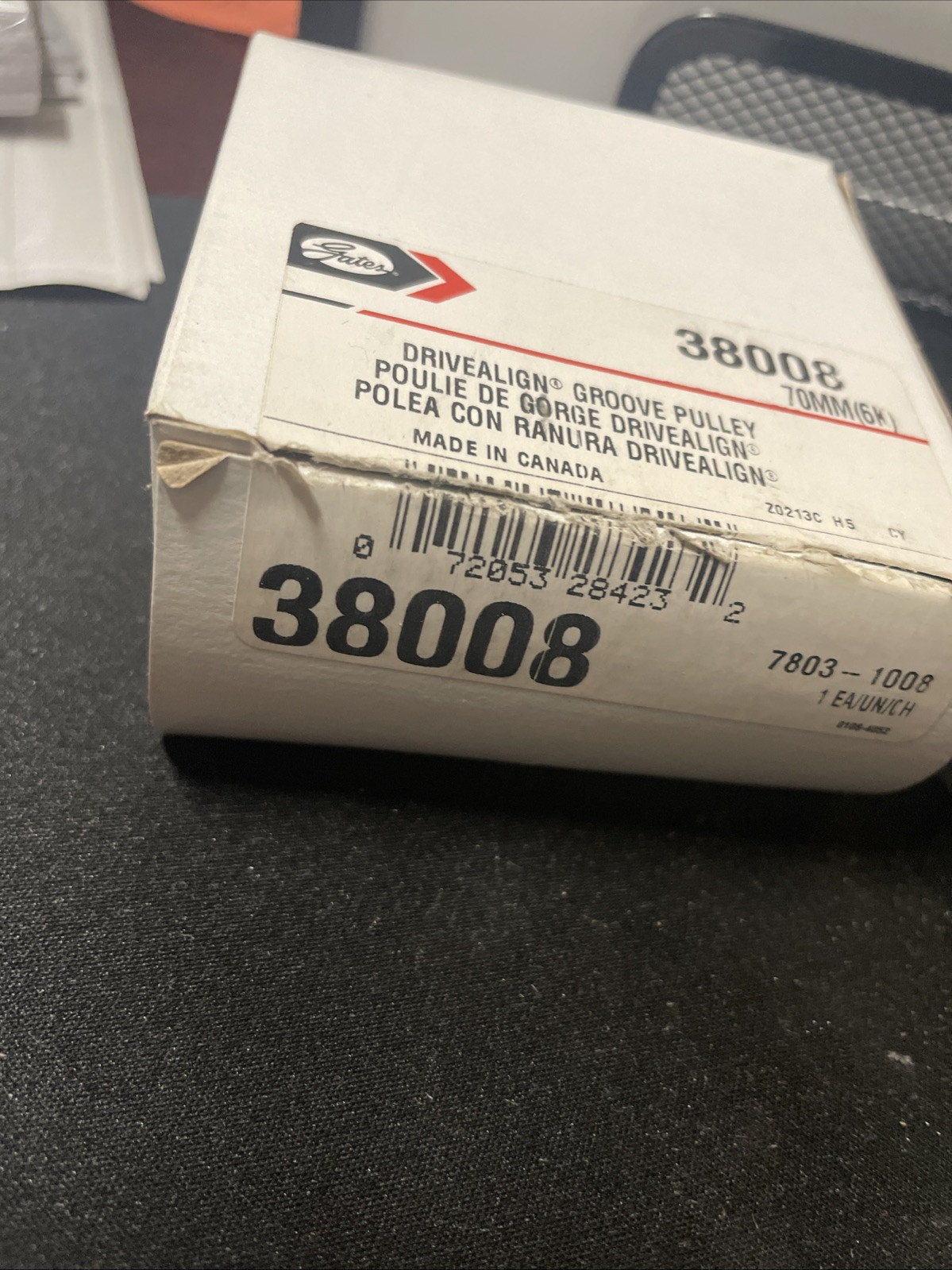 Gates 38008 DriveAlign Belt Drive Idler/Tensioner Pulley - Image 4