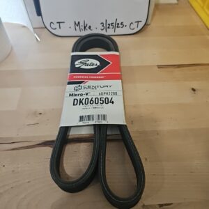 Gates DK060504 Serpentine Belt- Dual Sided Micro-V Belt For 11-15 VW Jetta 2.0L